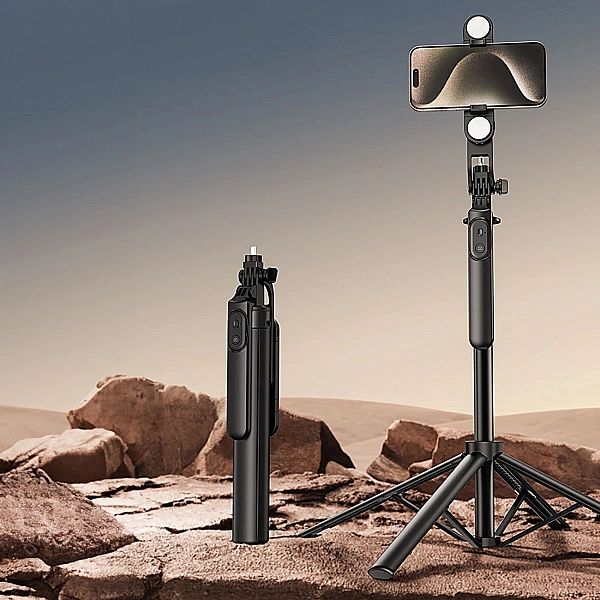 Selfie stick WH181D-Y1S teleskopowy statyw 1.75m ze stopu aluminium z