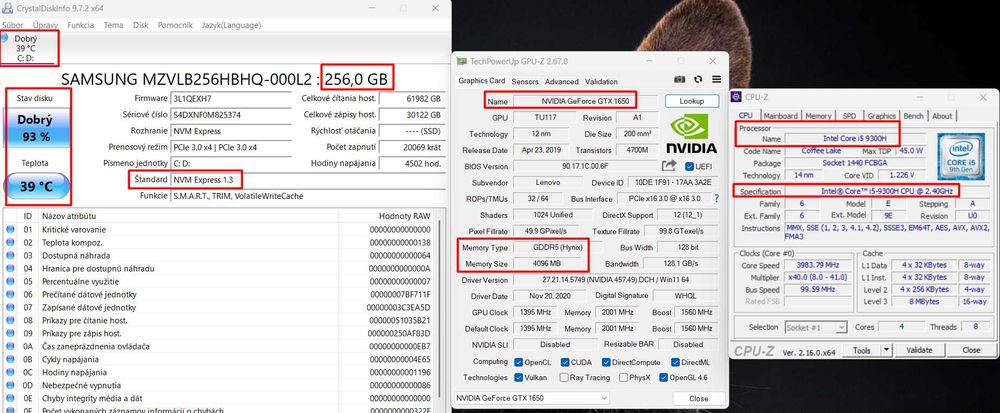Lenovo Ideapad｜GTX 1650｜i5-9300H｜15.6"｜OЗУ 8 gb｜256 gb