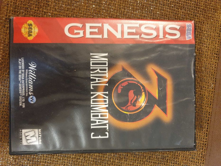 Оригінальний картридж у боксі Mortal Kombat 3 Sega Genesis