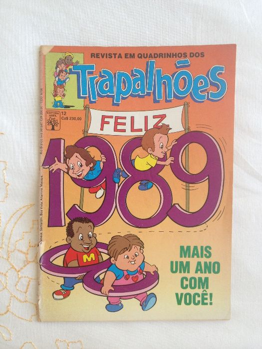 Revistas em Quadradinhos Os Trapalhões Vintage