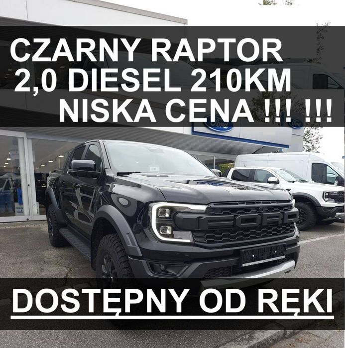 Ford Ranger Raptor Raptor 2,0 diesel 210KM Roleta elektr. Niska Cena Od ręki ! 3027zł