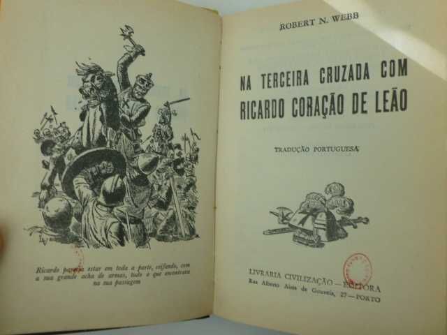 Livro, 3ª Cruzada com Ricardo Coração de Leão (Aventura e Historia)