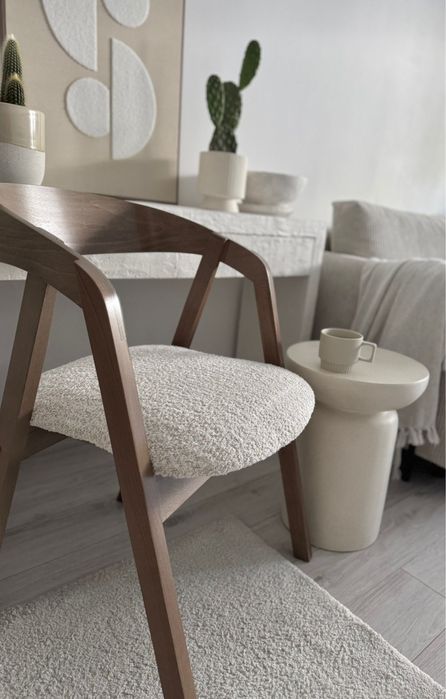 Zestaw mebli STÓŁ FI 100 + 4x krzesło drewniane