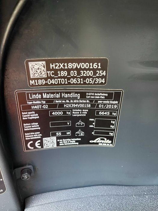 Wózek widłowy Linde H 40