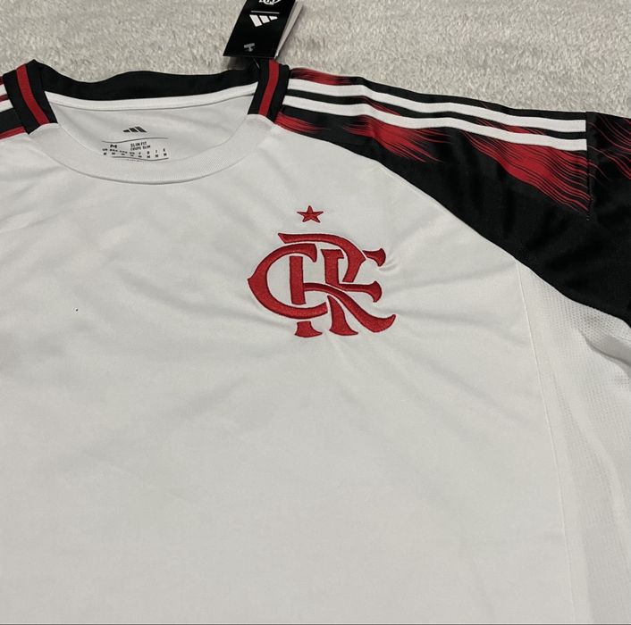 Camisola do Flamengo Branco 25/26 Torcedor - Envio Rapido