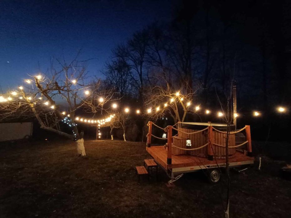 Balia ogrodowa + przyczepka, jacuzzi