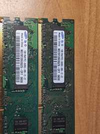 Pamięć RAM 2x1GB, PC2 6400U