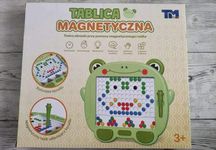 Tablica magnetyczna z rysikiem układającym koralik