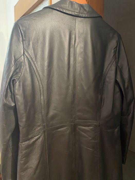 Gabardine de senhora em pele