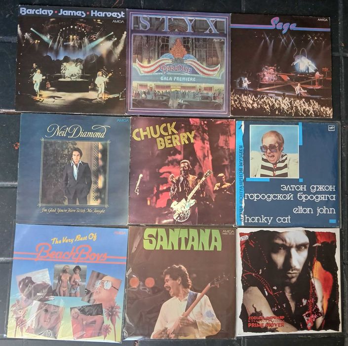 VINIL- Elvis, Dire Straits, Smokie The Who Foreigner  Genesis  Cult