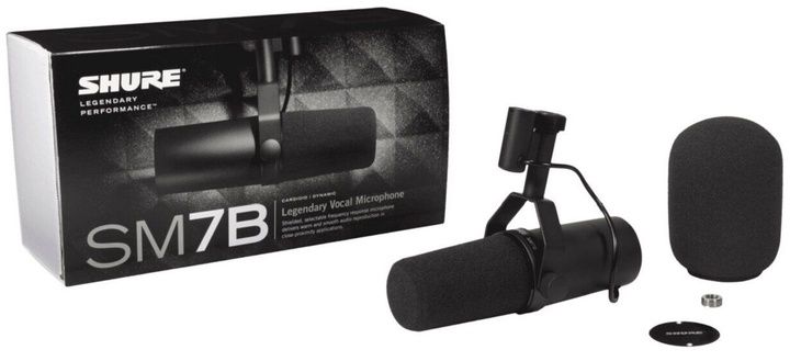Мікрофон Shure SM7B студійний мікрофон