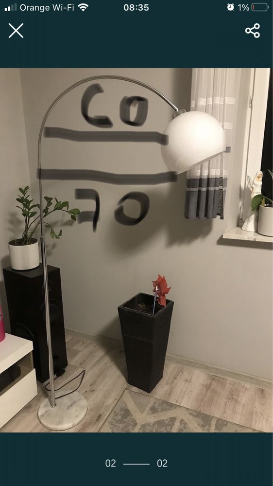 Lampa stojąca do salonu