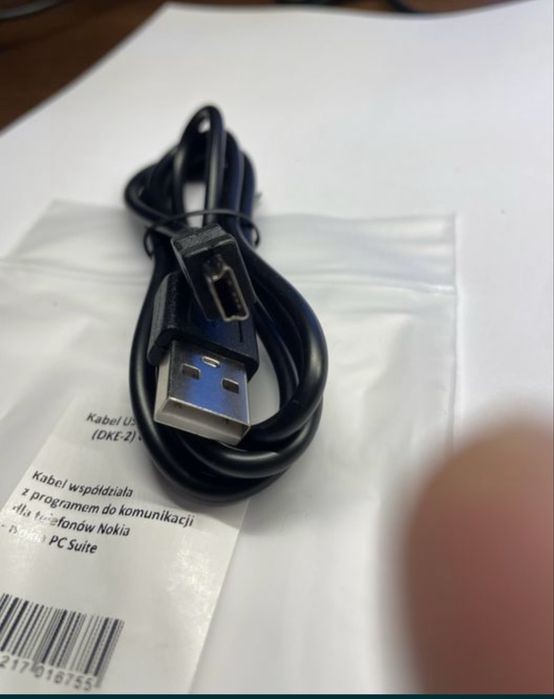 Mini USB kabel do ładowania pada ps3 nowy