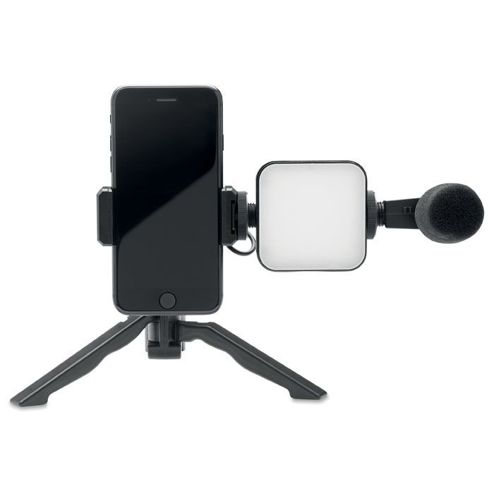 Kit vídeo smartphone -luz, Microfine - YouTube tiktok