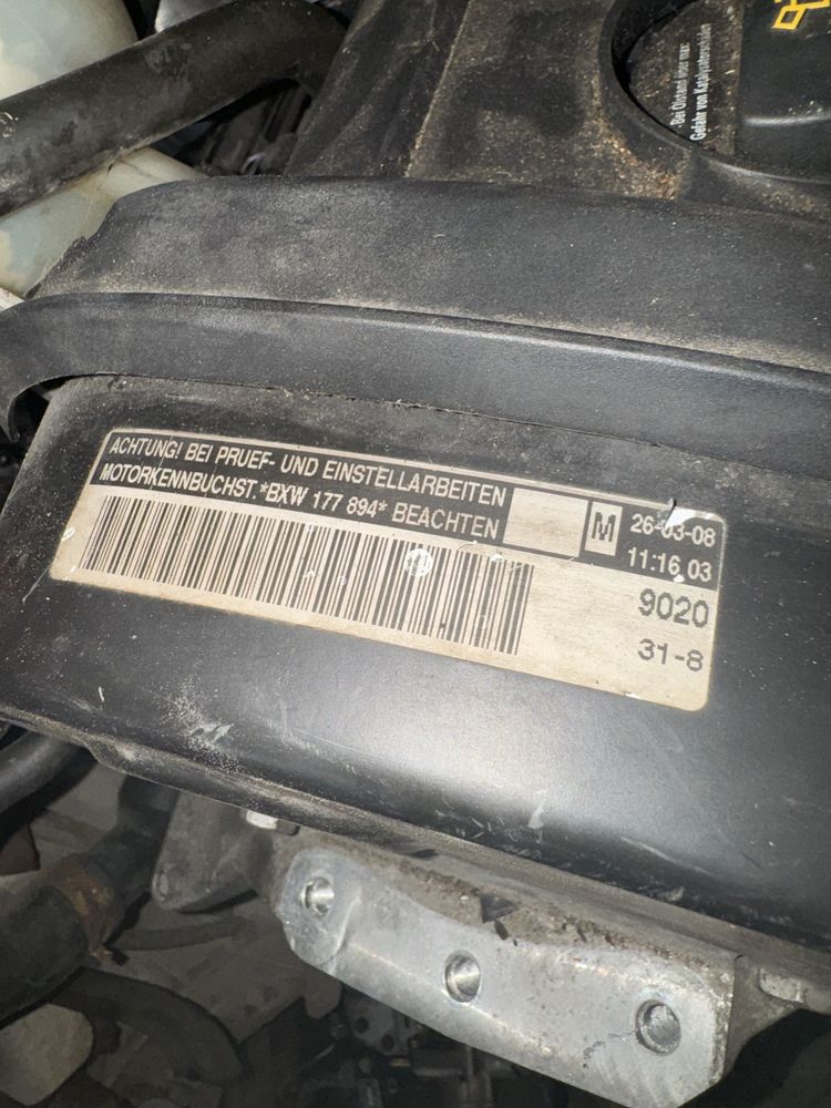 Двигун BXW  BBZ 1.4 MPI 16v Volkswagen Skoda двигатель мотор 1,4 16 кл