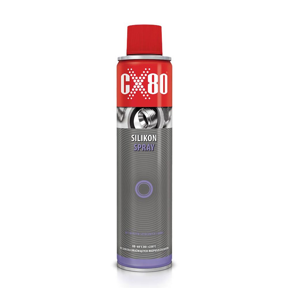 CX80 silikon w sprayu 300ml smar silikonowy do tworzyw sztucznych