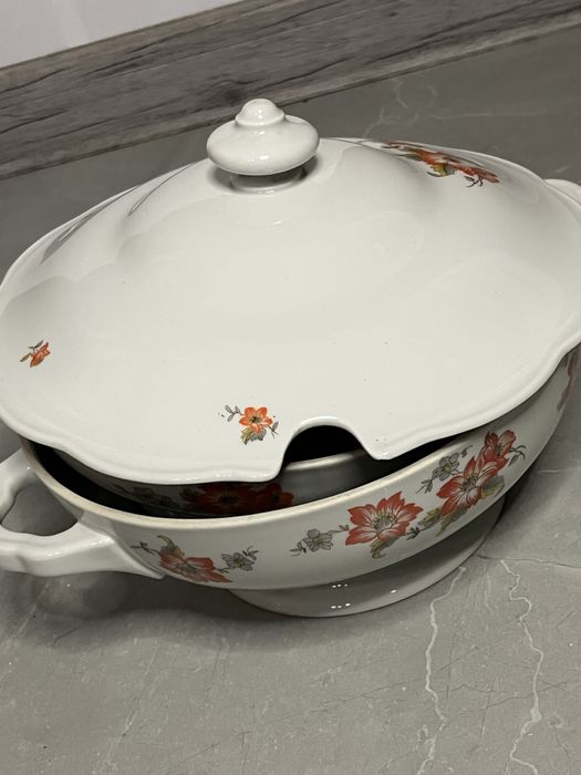 Zestaw porcelany KPM Made in Poland – waza i półmisek