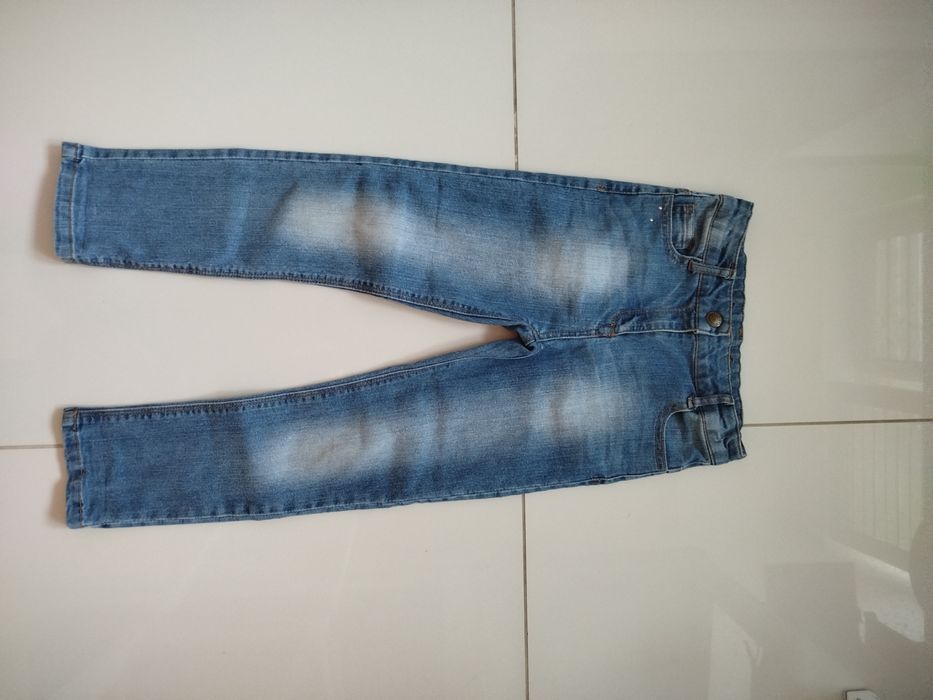 Denim Co jeansy spodnie jeansowe dla dziewczynki rozmiar 116