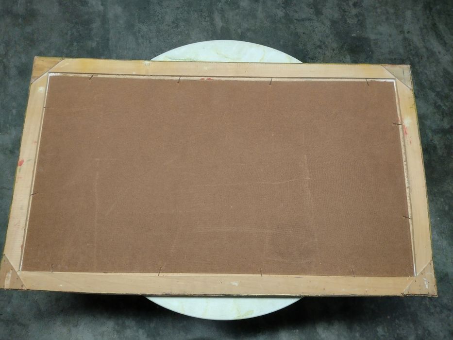 Quadro pintado sobre madeira