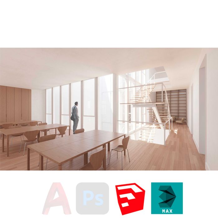 Explicações AutoCAD, Sketchup e Photoshop