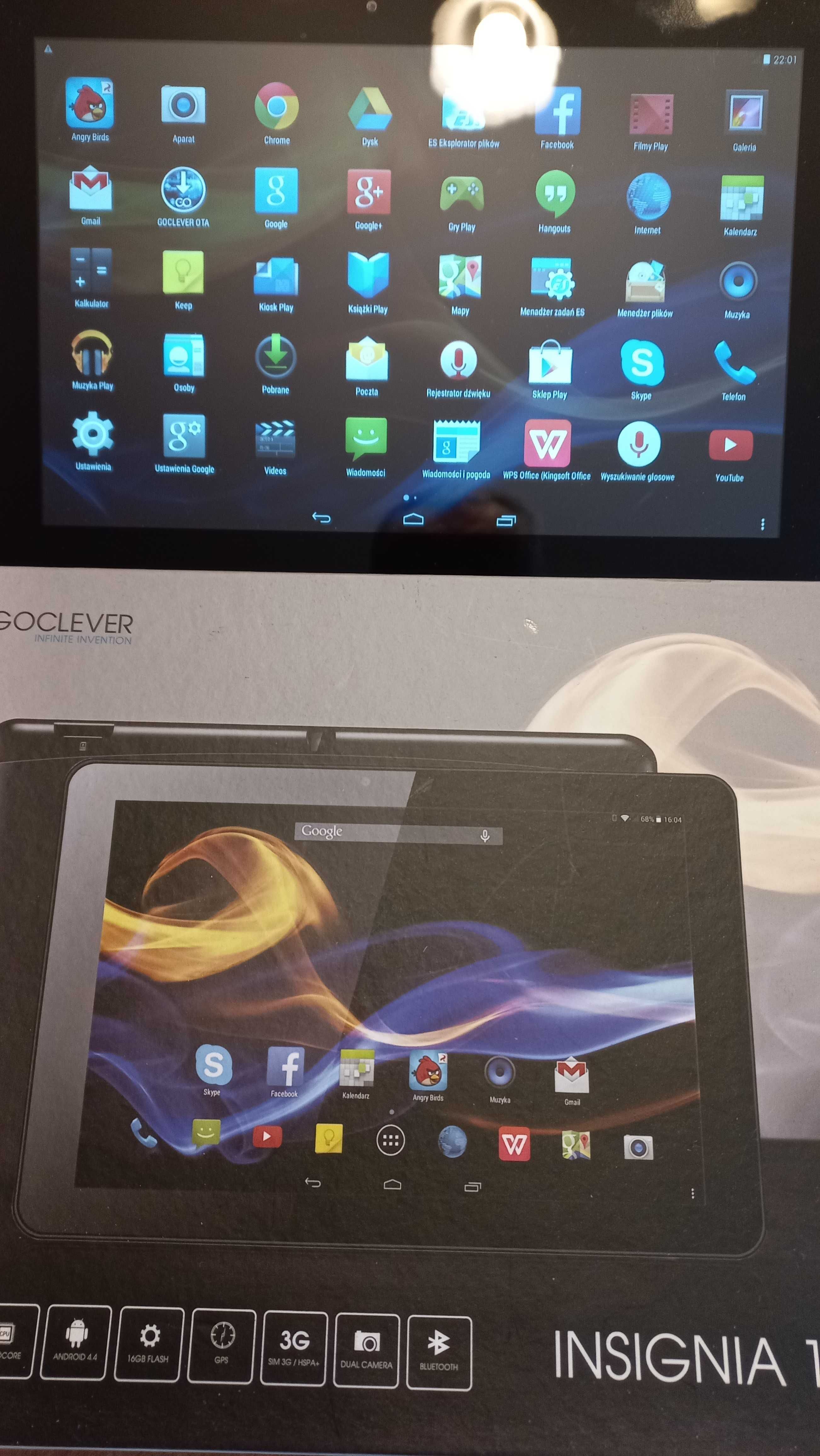 Tablet GoClever Insignia 1010M jak nowy Poznań