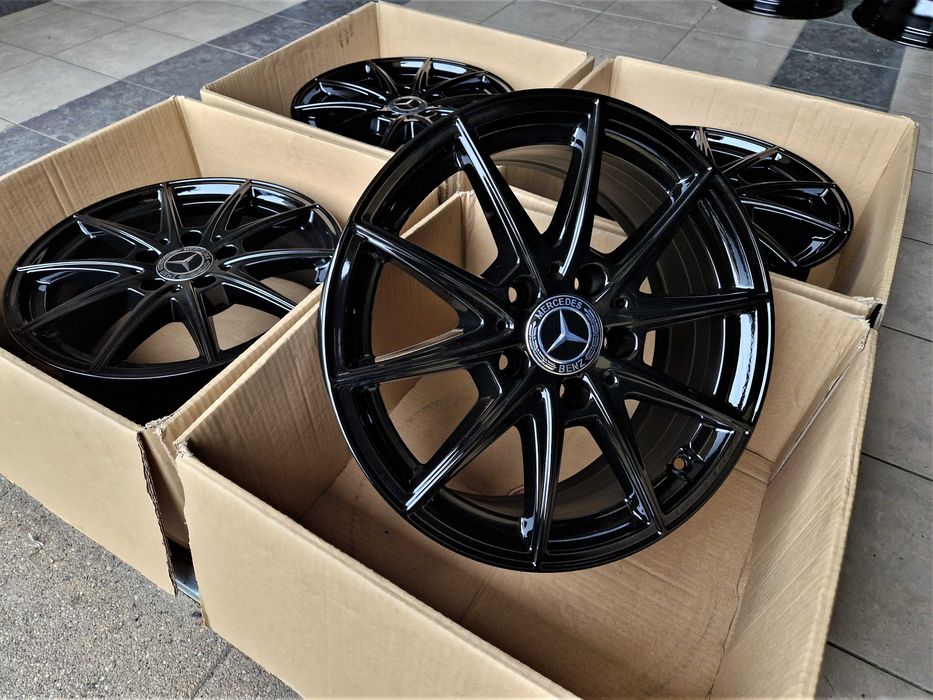 Alufelgi 16 5x112 Czarne Mercedes A B C CLA V Vito Viano i inne ! 768#