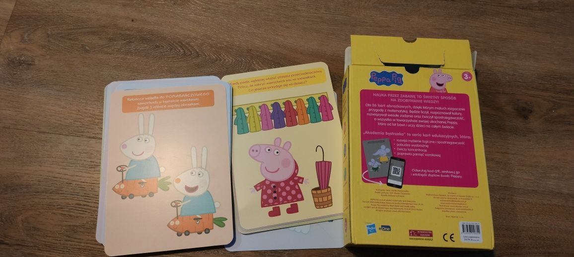 Karty edukacyjne Peppa Pig