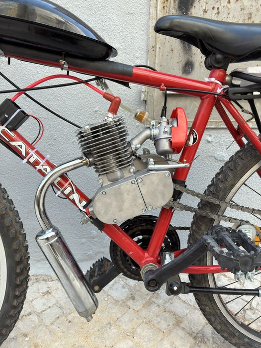 Bicicleta motorizada 100cc 2t - motor 0 km