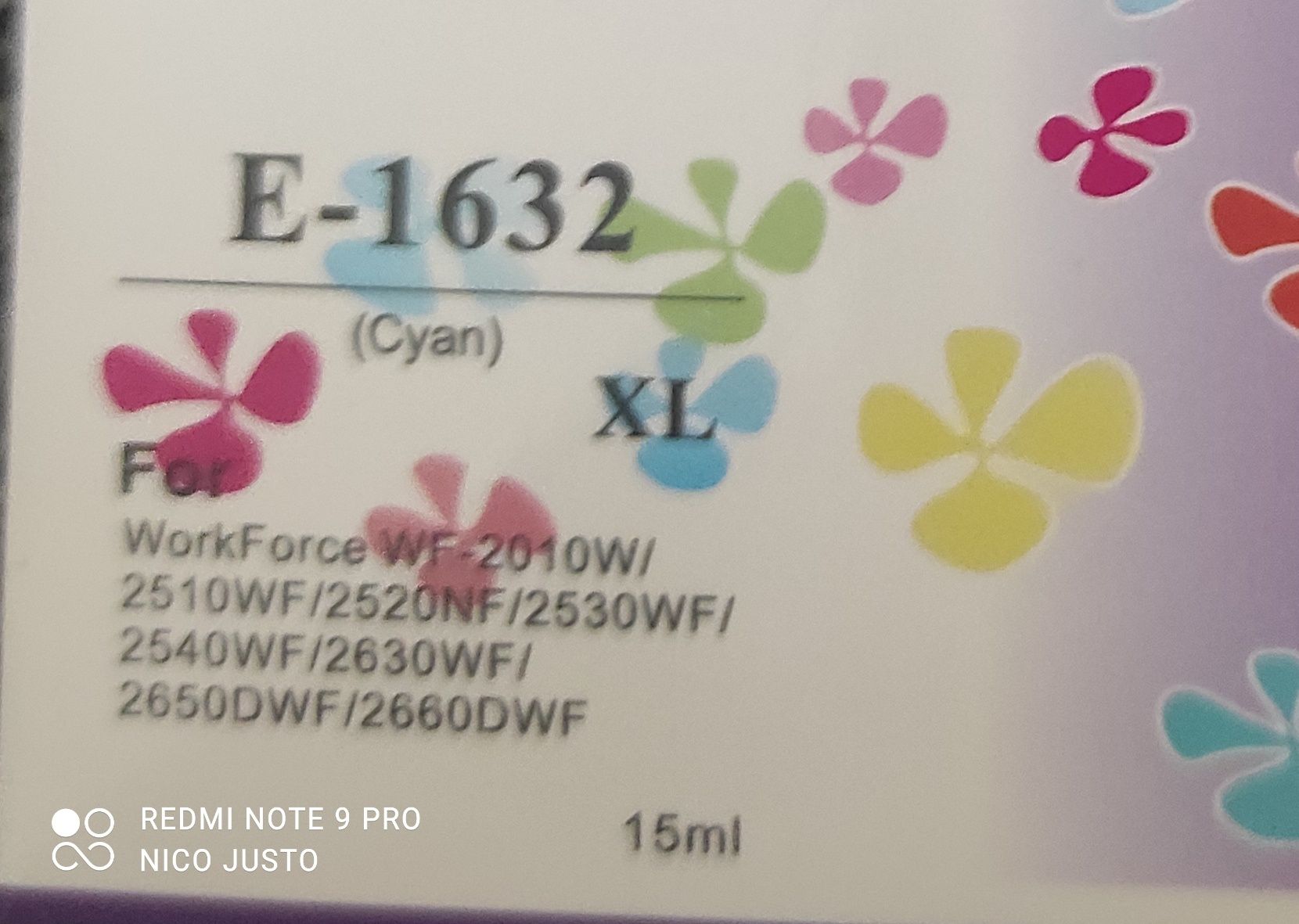Tinteiros impressora epson  worke force 2760,E 1632 Xl, E1633 xl,, E16