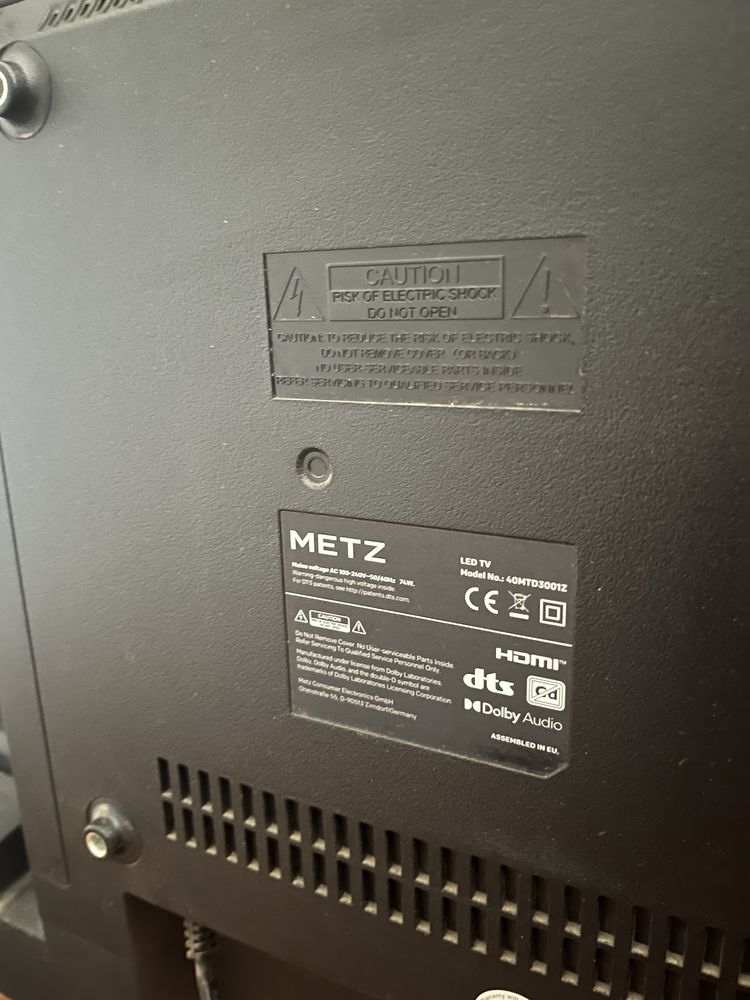 Telewizor METZ 40 cali.