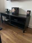 Szafka pod TV czarny brąz Ikea Besta 120x40x48 cm