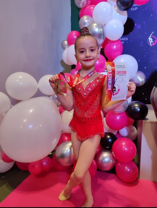 Купальник для художественной гимнастики рост 116-122