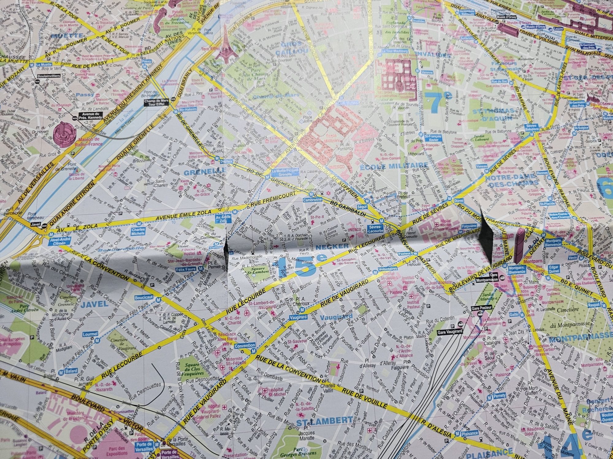 Paris. Paryż. Plan miasta. 2013/14.