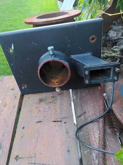 Kompletny podajnik retortowy do pieca ślimak motoreduktor dmuchawa