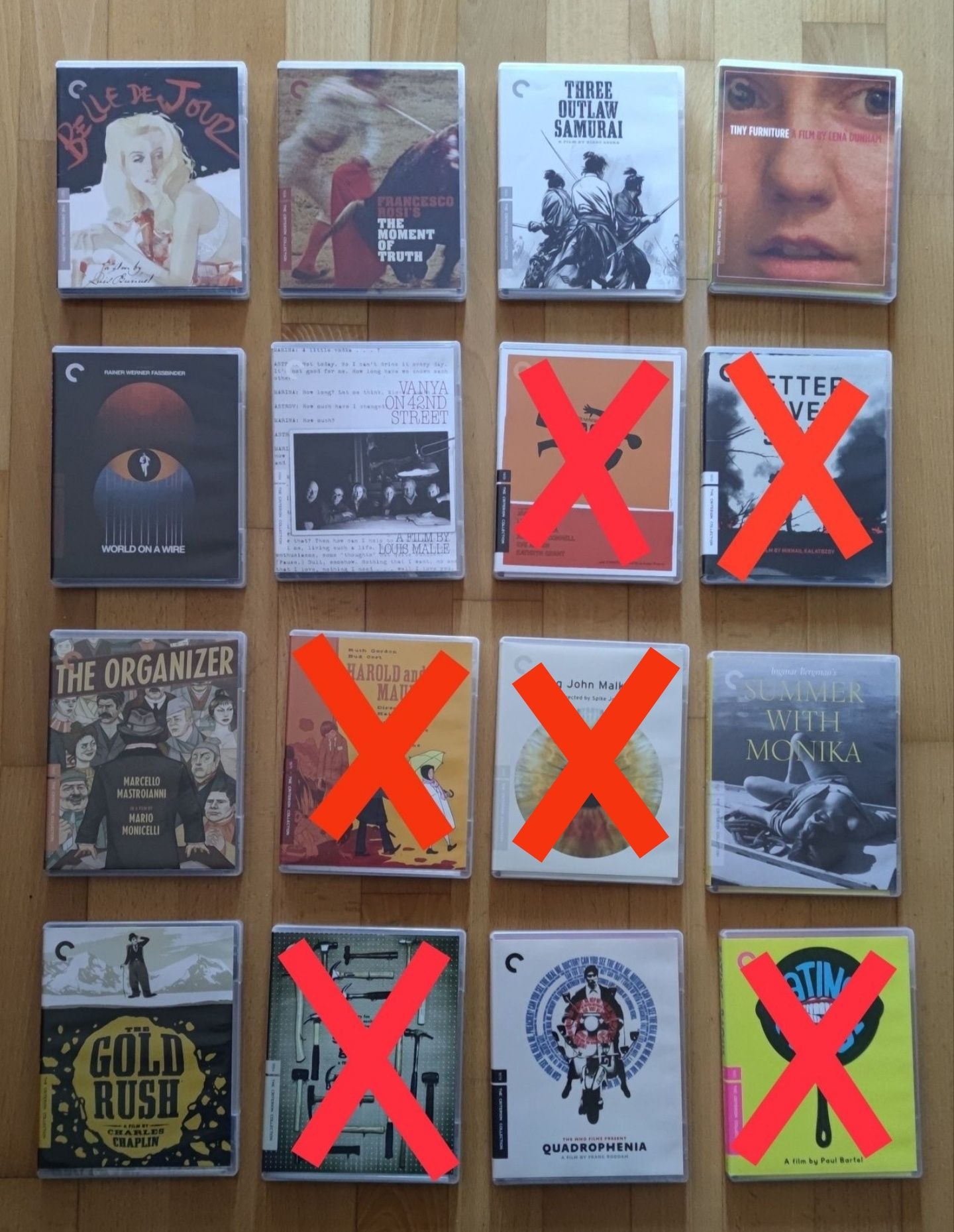 Criterion Collection - 78 filmes - Blu-rays (2/3)