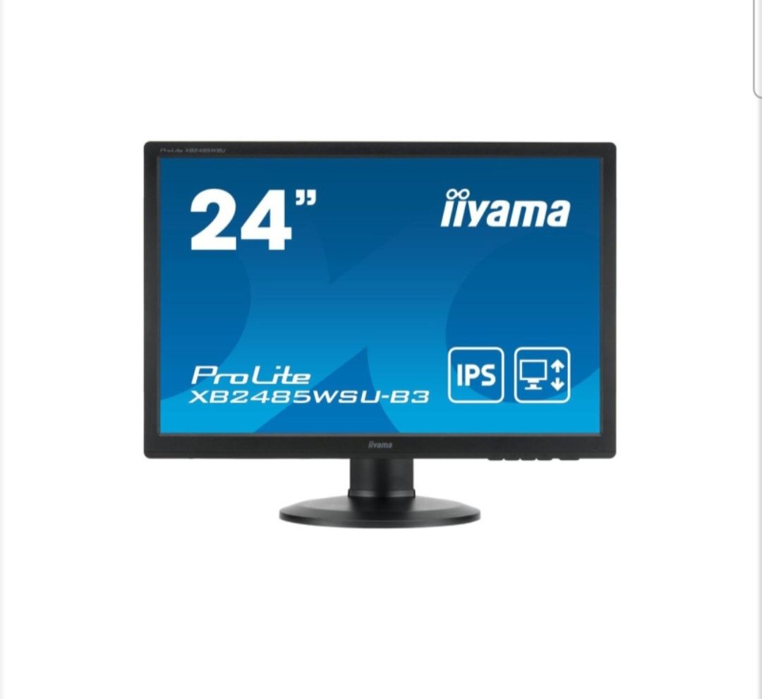 Monitor iiyama XB2485WSU czarny, stacja dell pro2x
