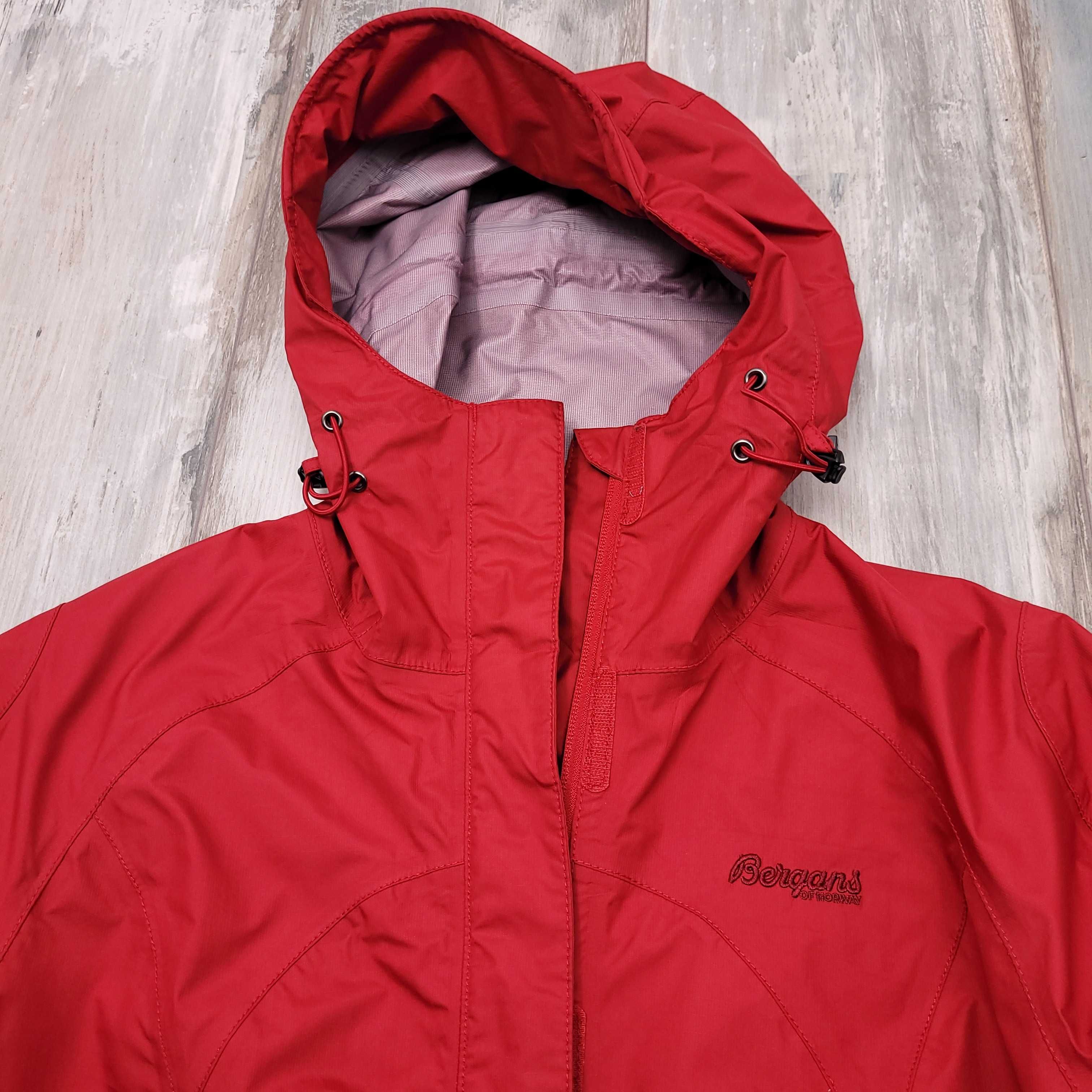 Bergans Superlett Jacket Gtx Rain outdoor czerwona kurtka damska