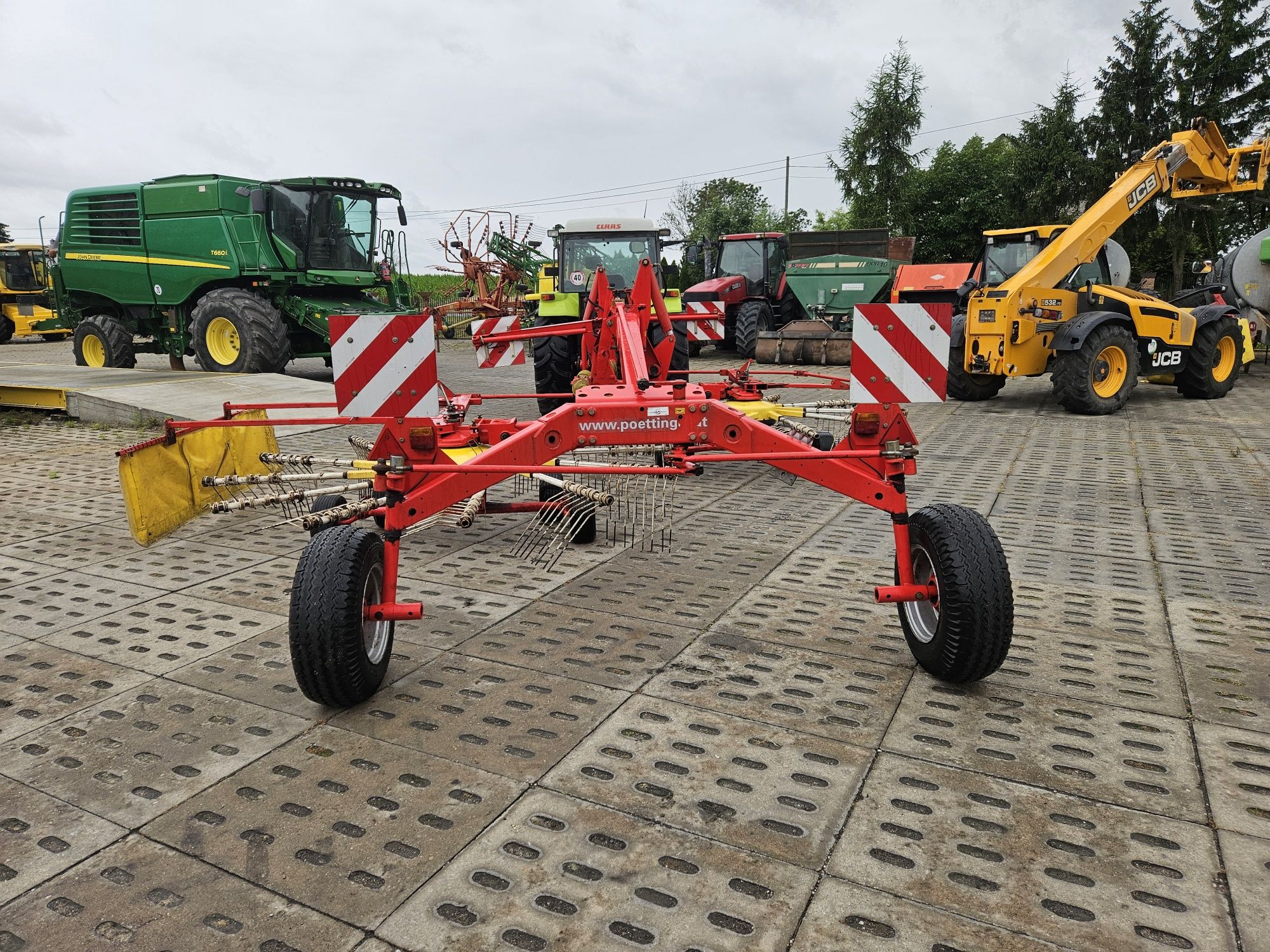 Zgrabiarka pottinger eurotop 651 a 2008 rok idealny stan claas fella