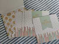 Papier ozdobny kartonik 24 szt NOWY scrapbooking