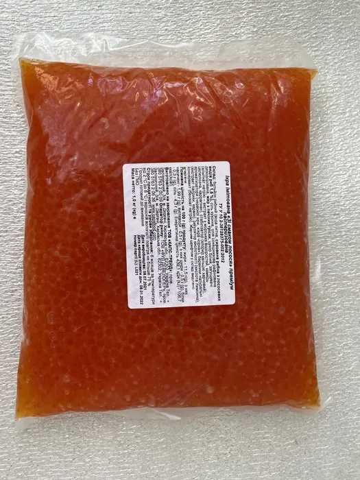 червона ікра Горбуші та Кети від тм Вомонд і тм.Капсулар в склі 0.5кг