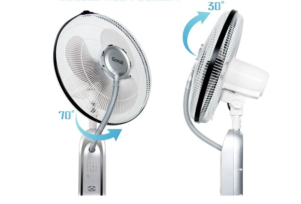 Вентилятор з розпиленням води Gotoll GLMF-40 Mist Fan 40см