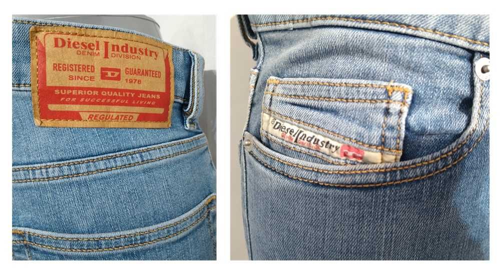 Diesel d-luster calças de ganga para homem (331)