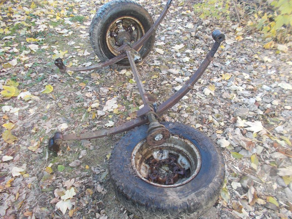 OS do przyczepki mocna solidna resory kola komplet 450 zl