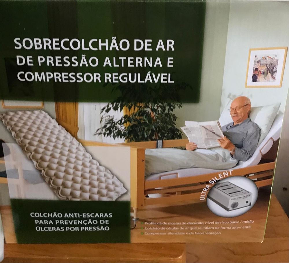 Colchão anti-escaras para prevenção  de úlceras por pressão