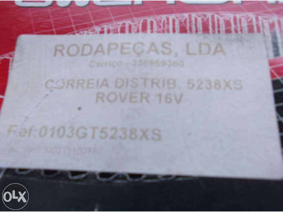 Correia de distribuiçao rover 16 V
