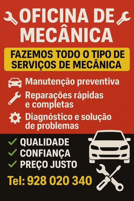 Fazemos todo o tipo de mecanica