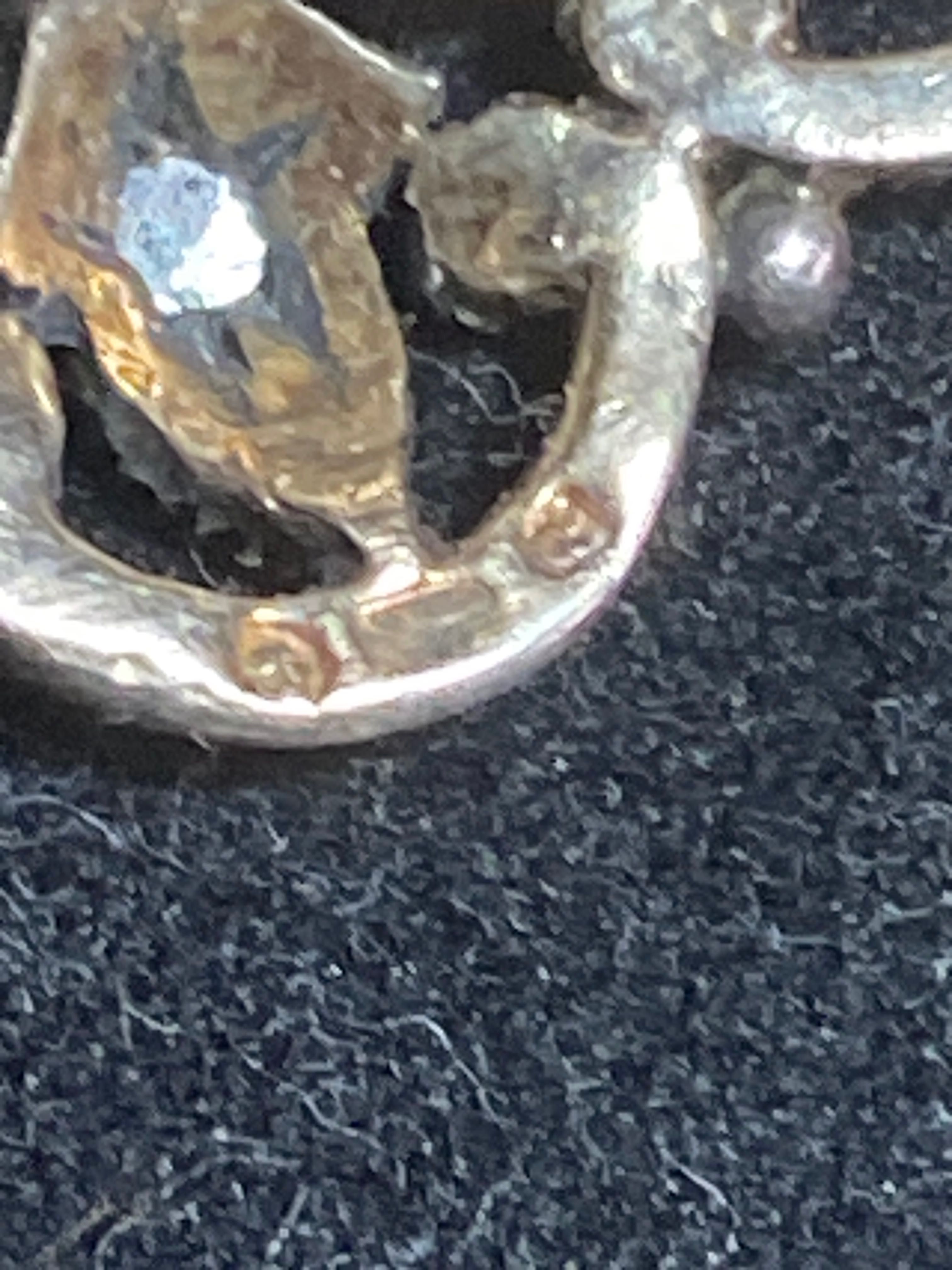 Alfinete Pregadeira Broche Ouro Português Prata e Diamantes Talhe Antg
