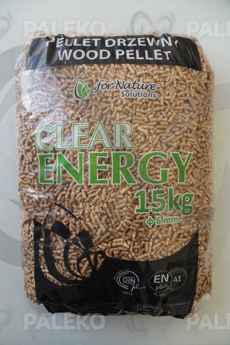 Pellet drzewny Clear Energy – 6mm ENplus A1, DINplus Bydgoszcz