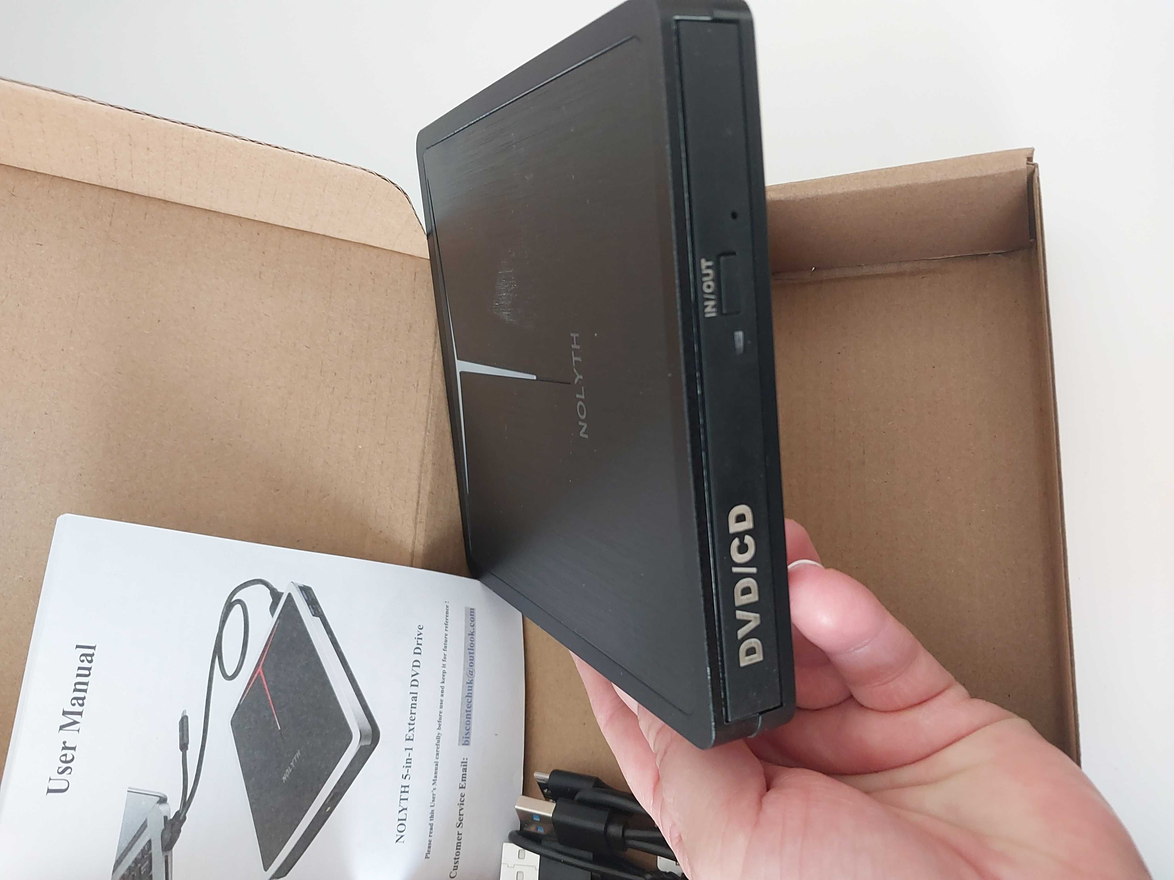 zewnętrzny napęd  DVD USB-C NOLYTH superdrive