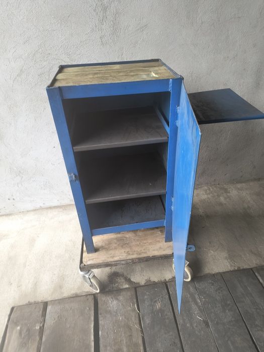 Szafka metalowa nażedziowa warsztatowa stół ślusarska